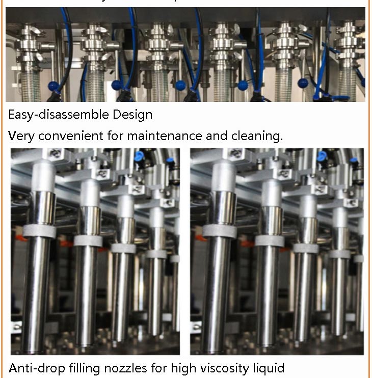 Pigi pakavimo indelio medaus išpilstymo mašina