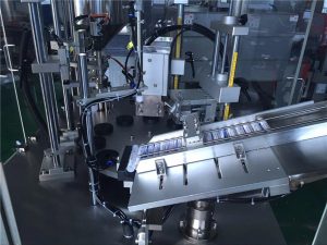 Ultragarsinis sandarinimo kosmetikos vamzdžių užpildymo aparatas